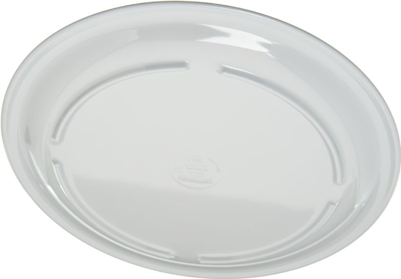 PLATE MELAMINE NARROW RIM WHITE 10"