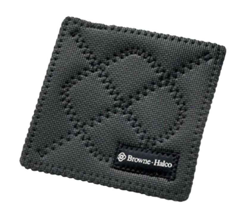 POT HOLDER 7" SQUARE BLACK HOT PAD