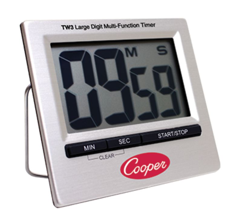 TIMER ELECTRONIC LCD SCREEN S/S