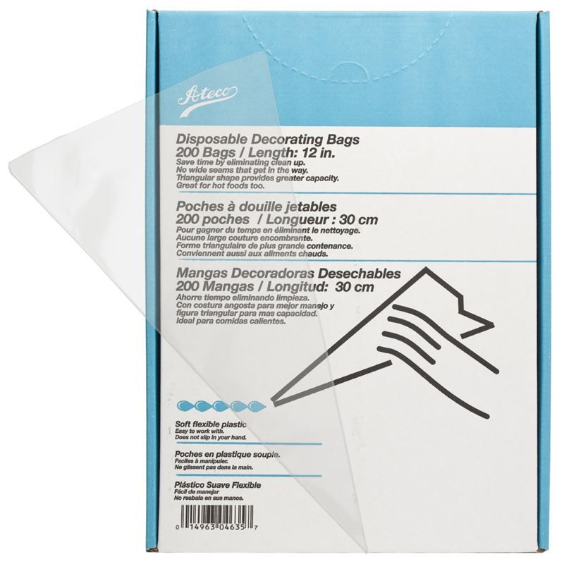 PASTRY BAG PLASTIC 12 INCH