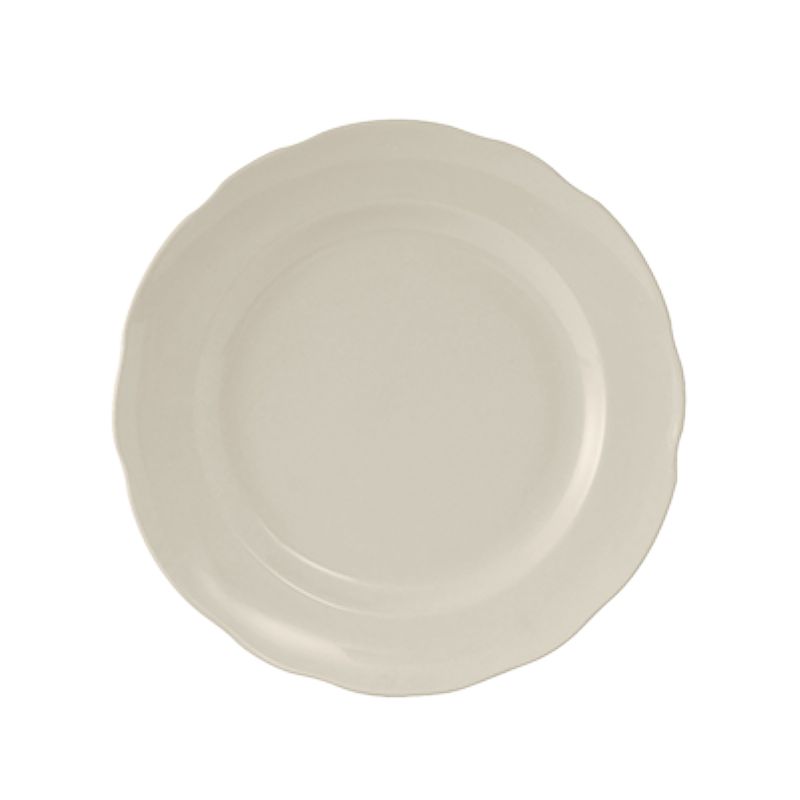 PLATE SCALLOPED WHITE 7.25 INCH 